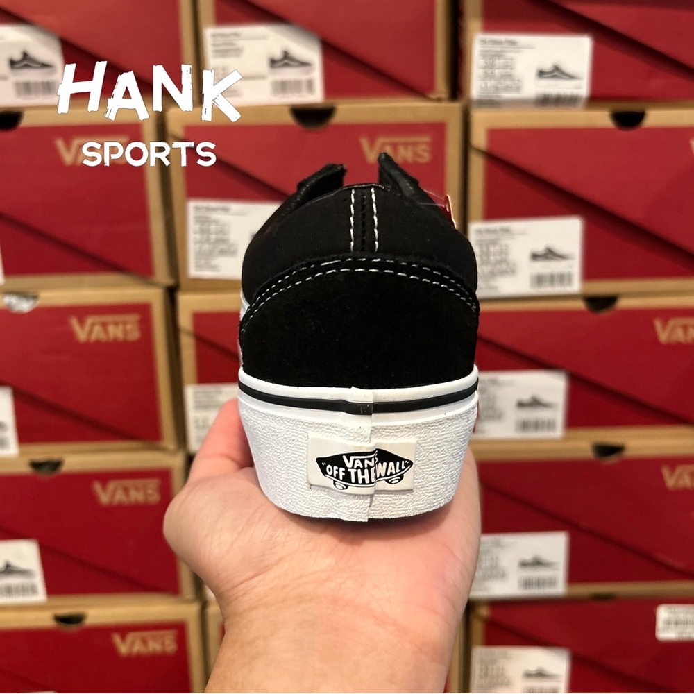 Vans Old Skool Platform Women's Black White VN0A3B3UY28 - Picture 8 of 8